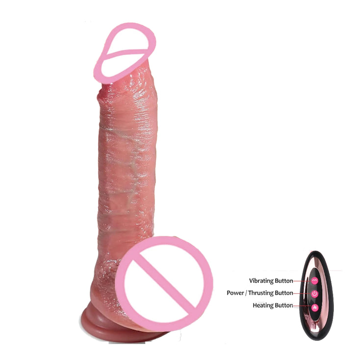 Thrusting Vibrating Dildo